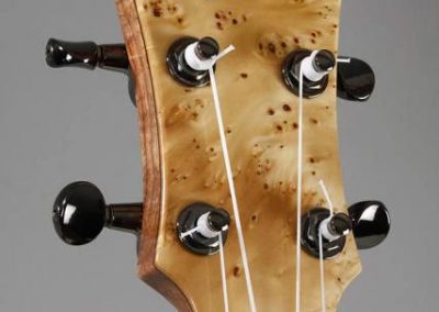 Huon pine headstock by Gary Rizzolo